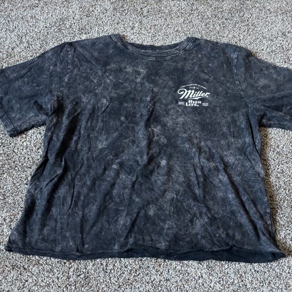 Tops - Miller highlife women’s crop top pre loved graphic T-shirt beer tee